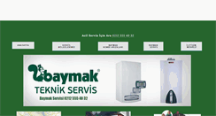 Desktop Screenshot of baymakkombiservisi.net